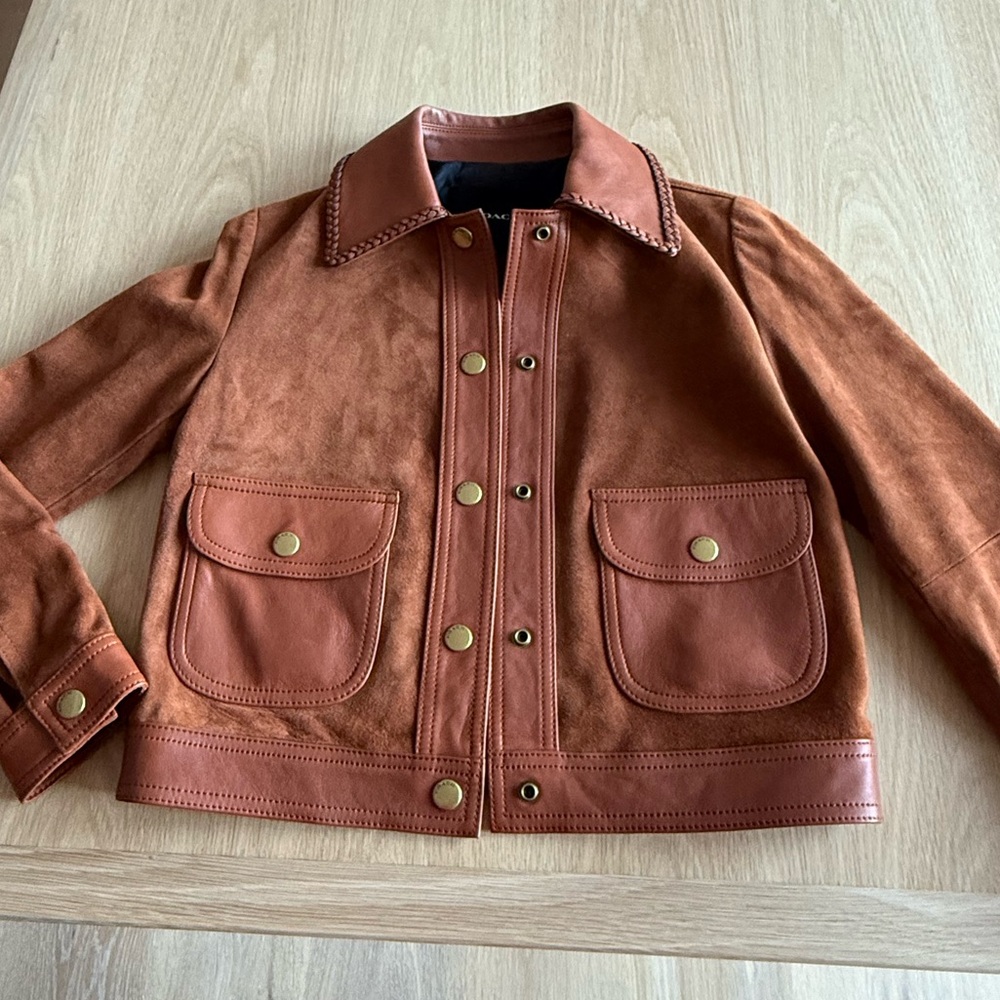 Coach suede jacket, BRAND NEW NEVER WORN